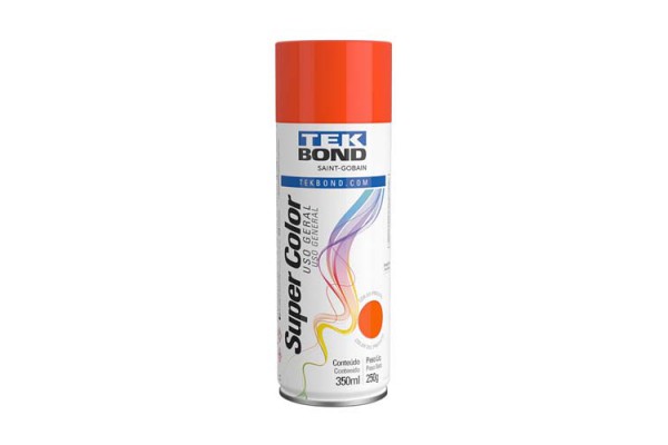 TINTA SPRAY TEK BOND USO GERAL LARANJA 350ML